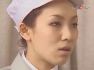 Sexy japonesa enfermeras dando bjs a cachonda pacientes